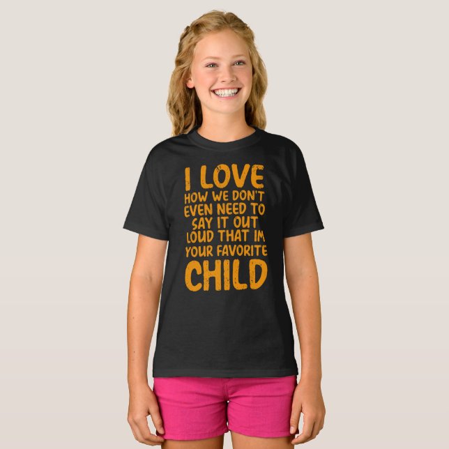 Camiseta Hijo favorito (Anverso completo)