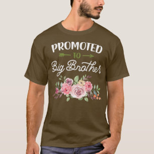 Camiseta Hijo floral promovido revelación de embarazo de Gr
