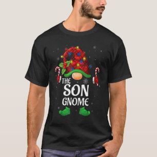 Camiseta Hijo Gnome Búfalo Rojo Criado de la Familia