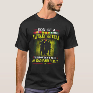 Camiseta Hijo Orgulloso De Veterano De Vietnam, Libertad De