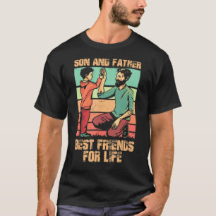 Camiseta Hijo Padre Mejor Amigos De La Vida Papá Noel Chi
