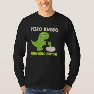 Camiseta Hijo Única Hermano Mayor Ascendido A Hermano Mayor