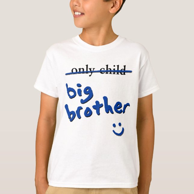 Camiseta Hijo único/hermano mayor (Anverso)