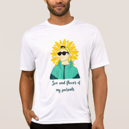 Camiseta Hijo y flor de mis padres