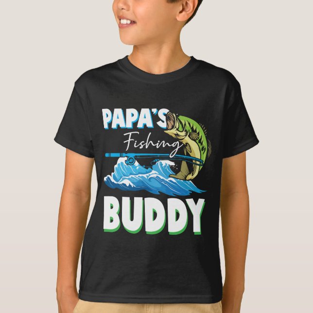Camiseta Hijo y padre pescador moscero padre (Anverso)