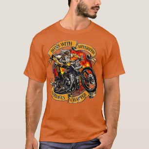Camiseta Hijos Con Artritis Ibuprofeno Capítulo Motocicleta