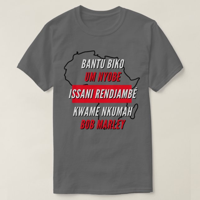 CAMISETA HIJOS DE ÁFRICA (Diseño del anverso)