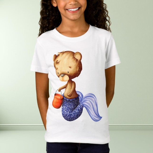 Camiseta Hijos de Halloween con sirena de oso caprichoso (Subido por el creador)
