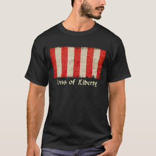 Camiseta Hijos De La Bandera De La Libertad Apuntar