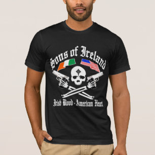 Camiseta HIJOS de la sangre irlandesa de IRLANDA/del