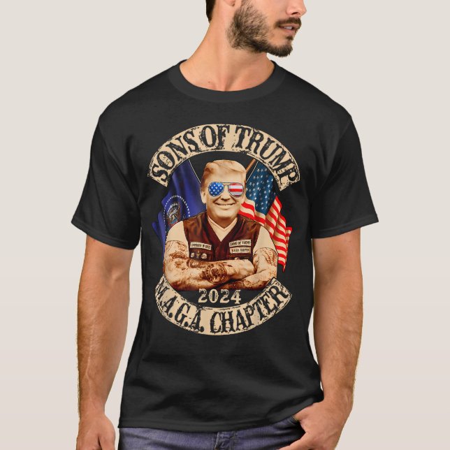 Camiseta Hijos Del Capítulo 2024 De Trump Maga (Anverso)