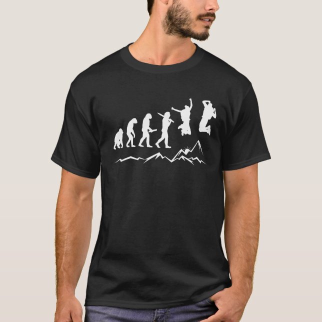 Camiseta Hike Evolution Wanderung Berge (Anverso)