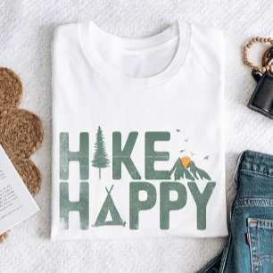 Camiseta Hike Happy Camper Hiker Senking Family personaliza