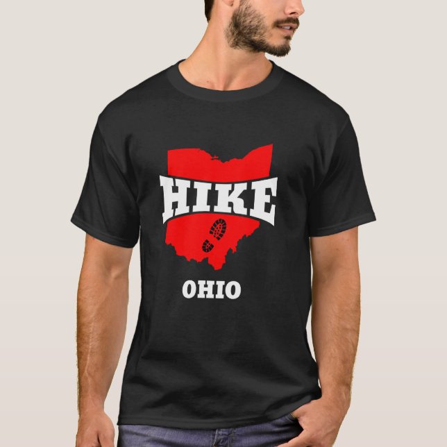 Camiseta Hike Ohio Backpacking Outdoor (Anverso)