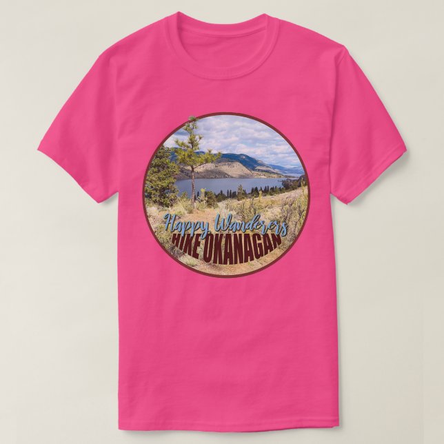 Camiseta Hike Okanagan  (Diseño del anverso)