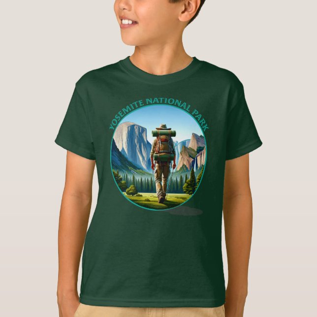 Camiseta Hiker en el Parque Nacional Yosemite (Anverso)