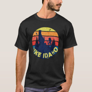 Camiseta Hiker Gear Hike Idaho Con Un Grupo Retro De Atarde