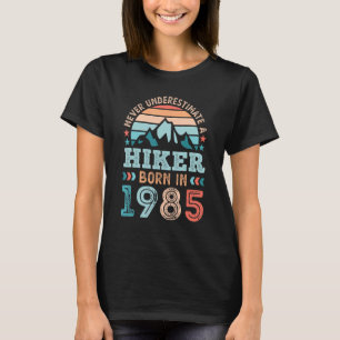 Camiseta Hiker nacido en 1985: 40 aniversario de excursión