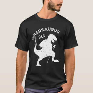 Camiseta Hiker Saurus Rex Dinosaur Rex Camping Adven