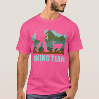 Camiseta Hiker Team Dog Senderismo Montaña al Aire Libre Co
