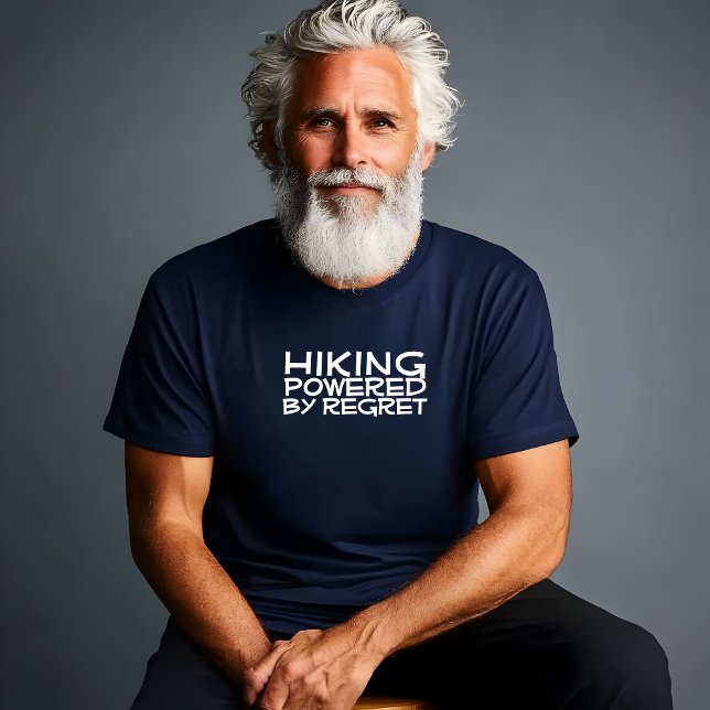 Camiseta Hiking camping humor black (Subido por el creador)