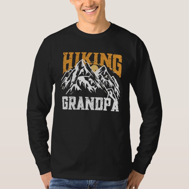 Camiseta Hiking Grandpa  Hikers Hike Hiking  3 (Anverso)