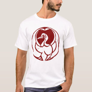 Camiseta Hikosaburo Yakusha Mon - Tsura Crane Kabuki Mon