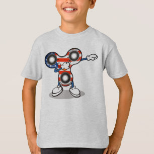 Camiseta Hilandero original de la mano que frota - lenguado
