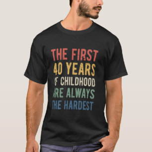 Camiseta Hilarante chiste de 40 años Colores Vintage 40th B
