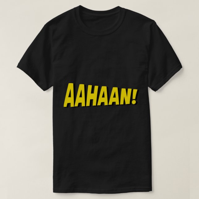 Camiseta hilarante de Aahaan vadivelu (Diseño del anverso)