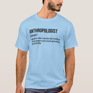 Camiseta Hilarious Antropology Student Definition Shirt