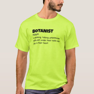 Camiseta Hilarious Botanist Meaning Tee