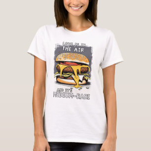 Camiseta Hilarious BURGER Cita Vintage Retro Ilustracion