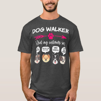 Camiseta Hilarious Dog Walker Regalos Pups Funny Dog Mascot