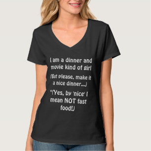 Camiseta Hilarious First Date Request Flirty