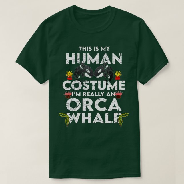 Camiseta Hilarious Orca Halloween Costume  (Diseño del anverso)