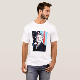 Camiseta Hilary Clinton Memorabilia Digital Art Shirt