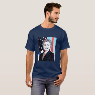 Camiseta Hilary Clinton Memorabilia Digital Art Shirt