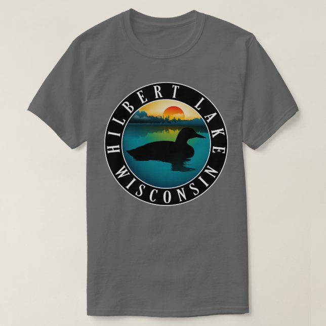 Camiseta Hilbert Lake Wisconsin Loon (Diseño del anverso)