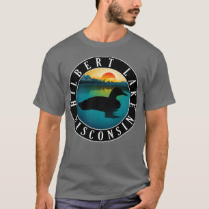Camiseta Hilbert Lake Wisconsin Loon