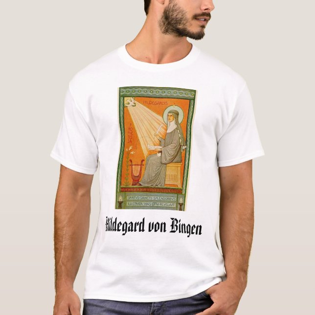 Camiseta Hildegard von Bingen, Hildegard von Bingen (Anverso)