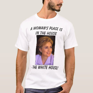 Camiseta Hillary5, el lugar de la mujer de A está en la