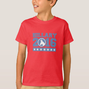 CAMISETA HILLARY 2016 ROUND DONKEY