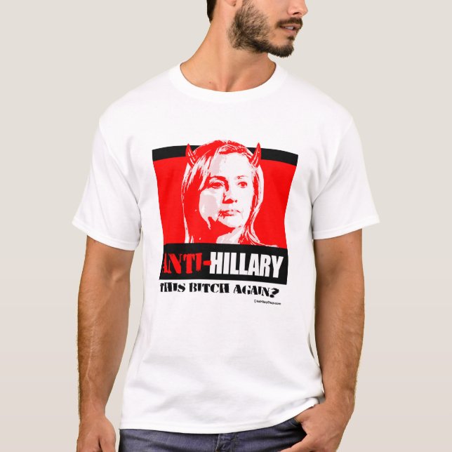 Camiseta Hillary anti - este B otra vez - Hillary anti (Anverso)