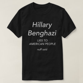 Camiseta Hillary Bengasi