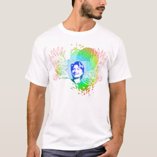 Camiseta hillary clinton 08. el arco iris se desvanece.