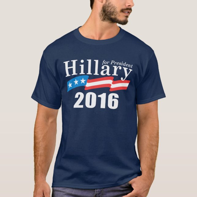 Camiseta Hillary Clinton 2016 (Anverso)