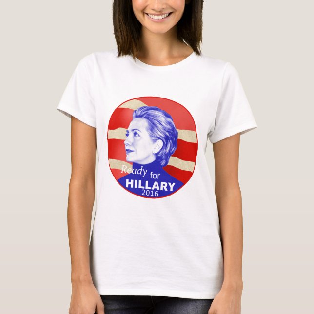 Camiseta Hillary Clinton 2016 (Anverso)