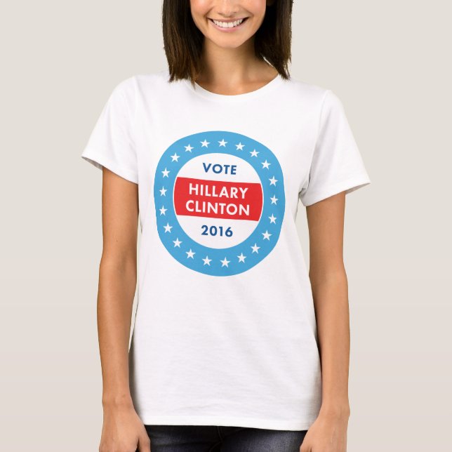 Camiseta Hillary Clinton 2016 (Anverso)