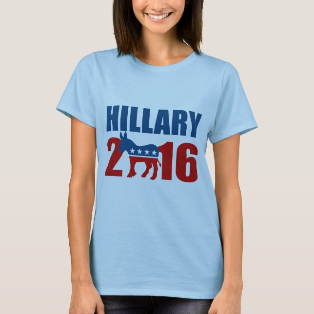 Camiseta HILLARY CLINTON DEMÓCRATA 2016.png (Anverso)